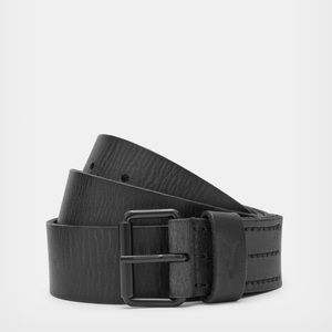 ALLSAINTS Dunston Leather Belt- Black size 36 Men’s